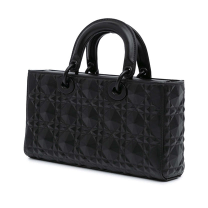Dior Medium Calfskin Cannage Diamond Lady D Joy (SHG-0FjalQ)