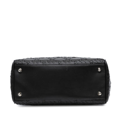Dior Medium Calfskin Cannage Whipstitch Lady Dior (SHG-kCuMd8)