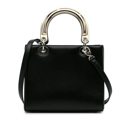 Dior Medium Calfskin Patch Embellished Lady Dior (SHG-YrHiNP)