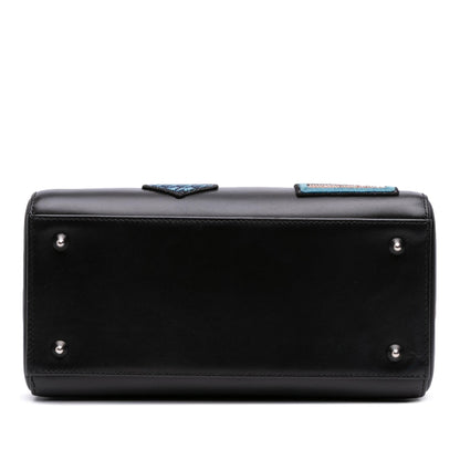 Dior Medium Calfskin Patch Embellished Lady Dior