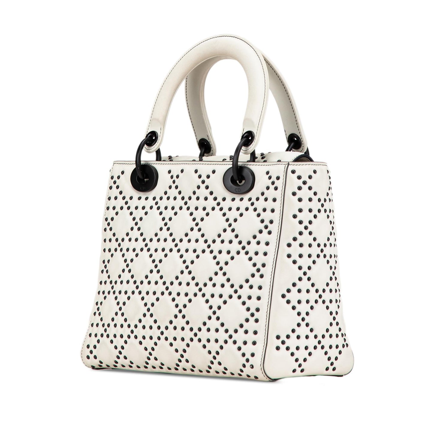 Dior Medium Calfskin Studded Lady Dior