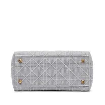 Dior Medium Canvas Cannage Lady D Lite
