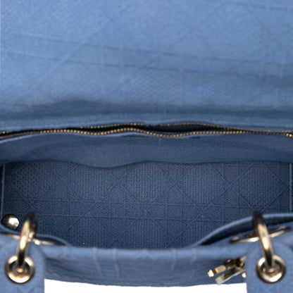 Dior Medium Canvas Cannage Lady D Lite