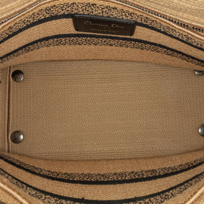 Dior Medium Canvas Jute Embroidered Lady D Lite