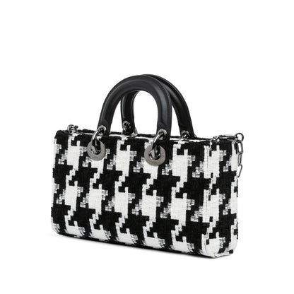 Dior Medium Canvas Macro Houndstooth Lady D Joy