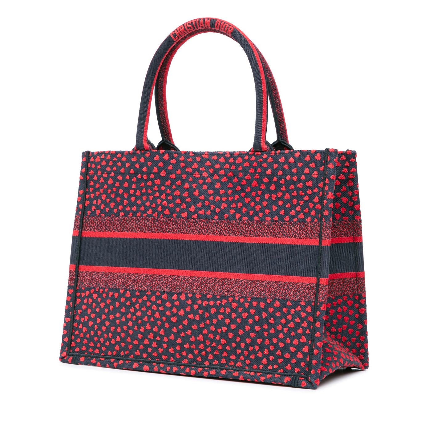 Dior Medium Canvas Pop Hearts I Love Paris Book Tote