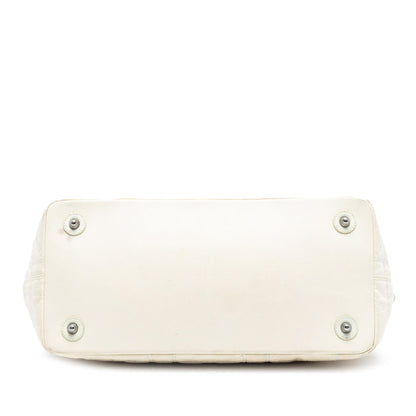 Dior Medium Coated Canvas Cannage Panarea Tote