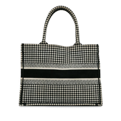 Dior Medium Houndstooth Book Tote (SHG-pPdPtp)