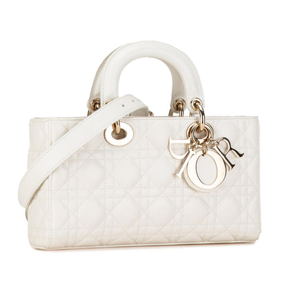 Dior Medium Lambskin Cannage Lady D-Joy
