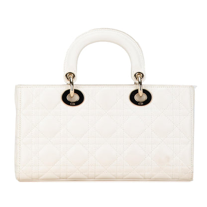Dior Medium Lambskin Cannage Lady D-Joy (SHG-xbjwev)