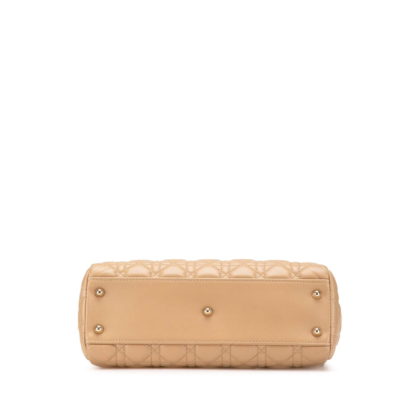 Dior Medium Lambskin Cannage Lady Dior Soft Shopping Tote