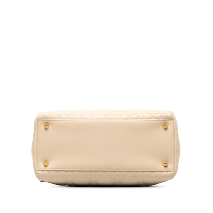 Dior Medium Lambskin Cannage Lady Dior (SHG-RySsWI)