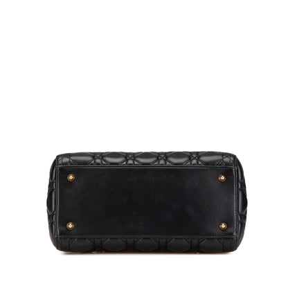 Dior Medium Lambskin Cannage Lady Dior