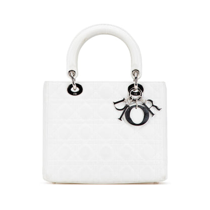 Dior Medium Lambskin Cannage Lady Dior