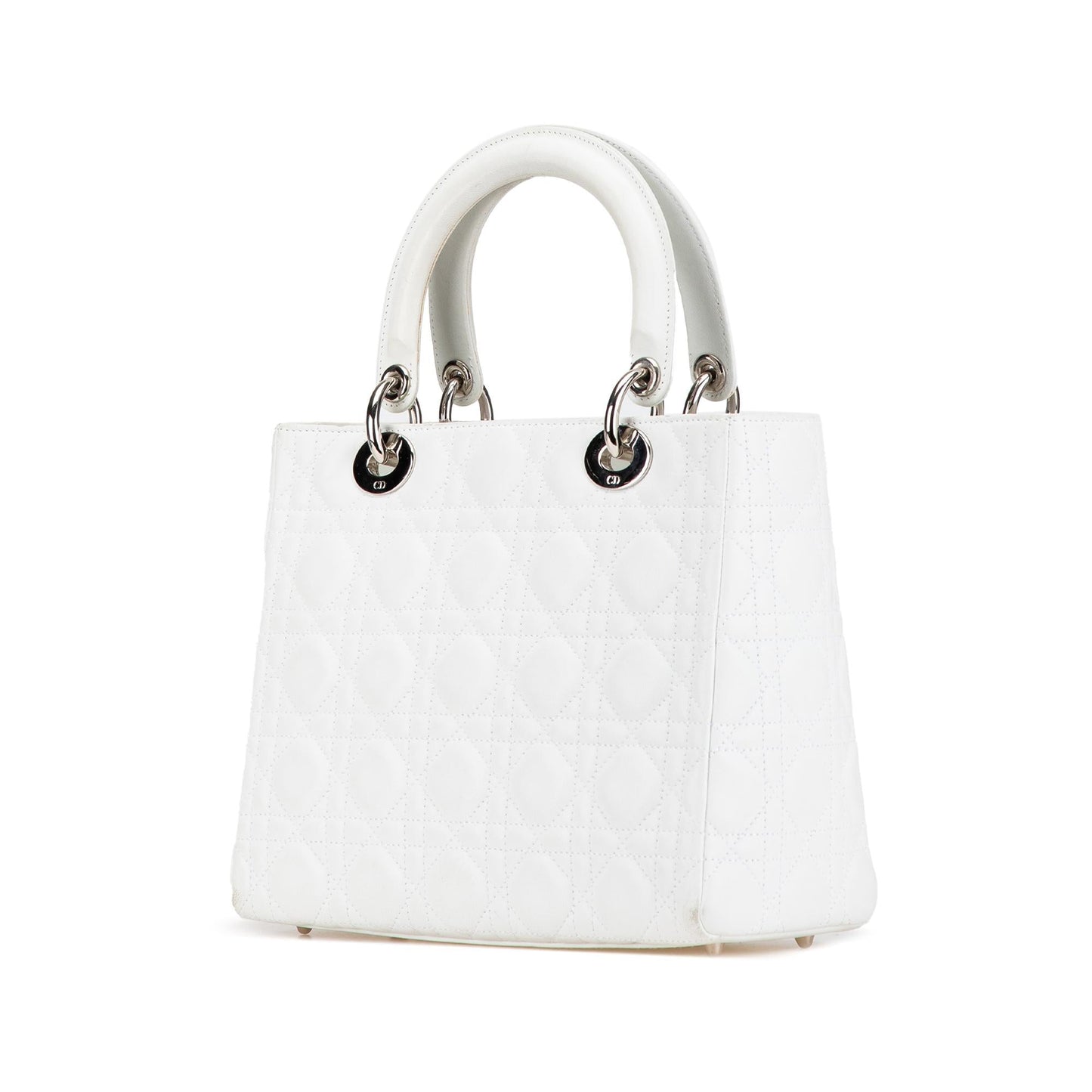 Dior Medium Lambskin Cannage Lady Dior