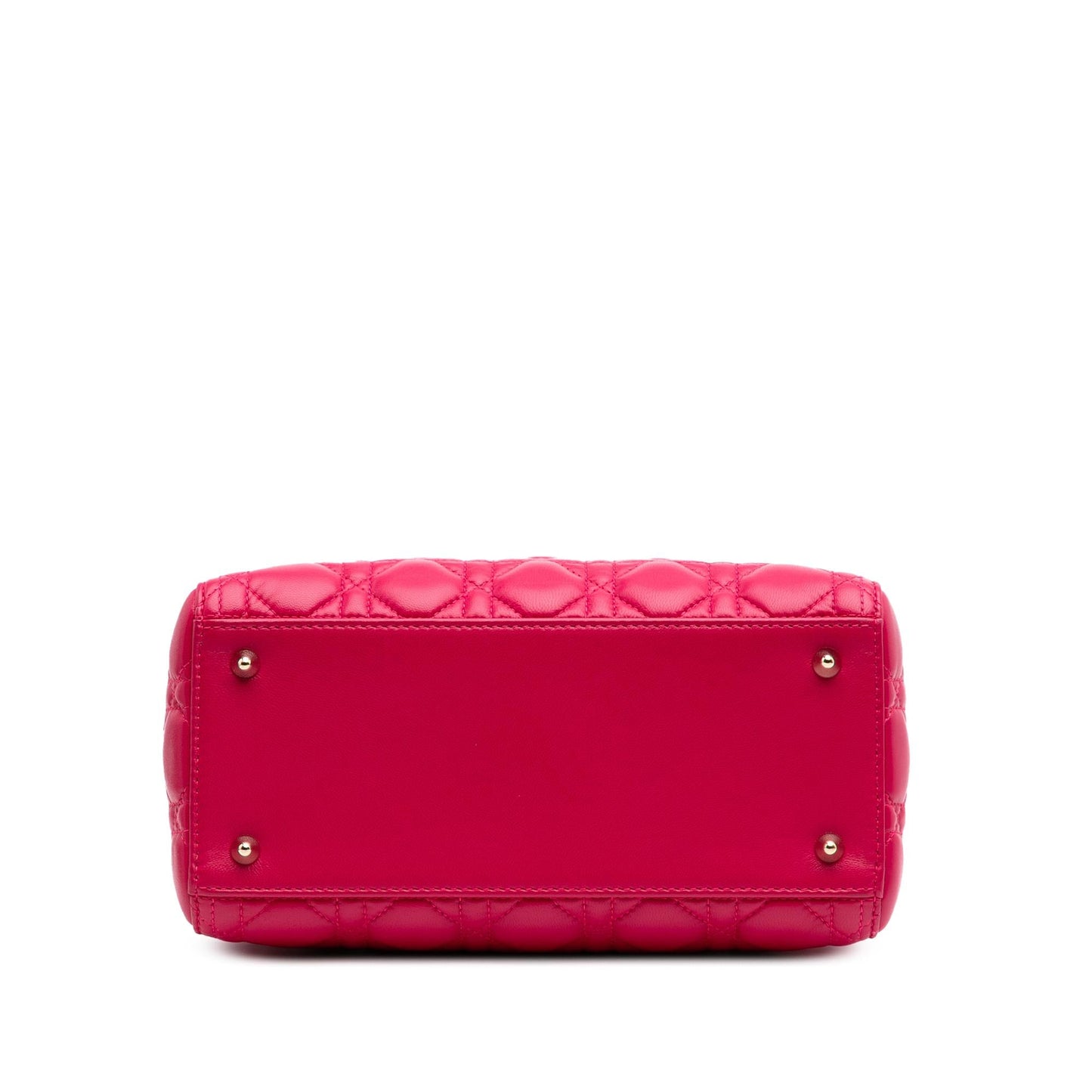 Dior Medium Lambskin Cannage Lady Dior