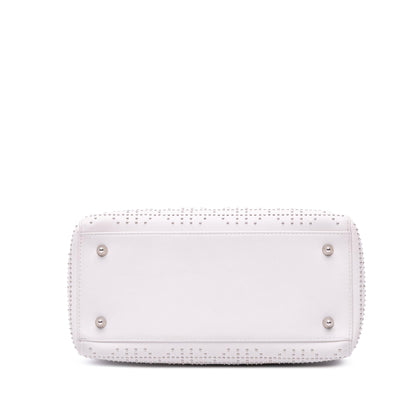 Dior Medium Lambskin Cannage Studded Lady Dior