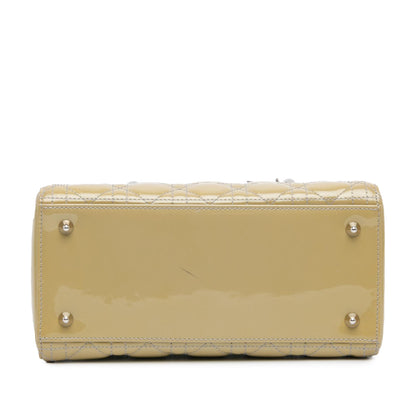 Dior Medium Patent Cannage Lady Dior