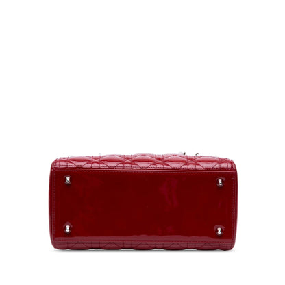 Dior Medium Patent Cannage Lady Dior