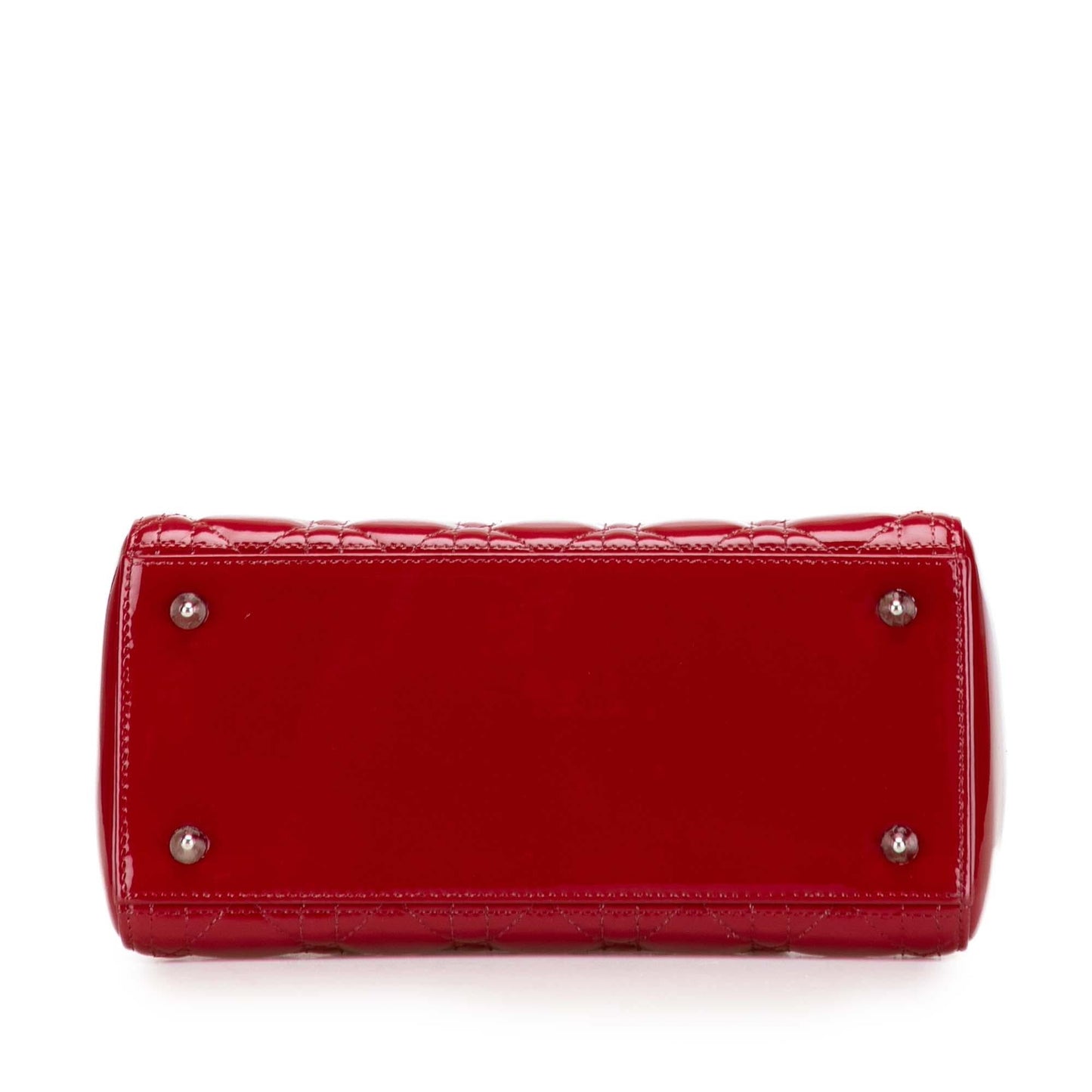 Dior Medium Patent Cannage Lady Dior