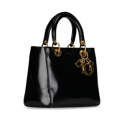 Dior Medium Patent Lady Dior (SHG-6fBji6)