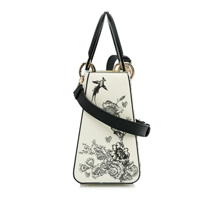 Dior Medium Patent Toile de Jouy Lady Dior (SHG-srQnuo)