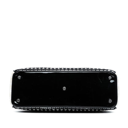 Dior Medium Patent and Tweed Diorissimo Satchel