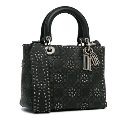 Dior Medium Studded Cannage Supple Lady Dior (SHG-SMh9P5)