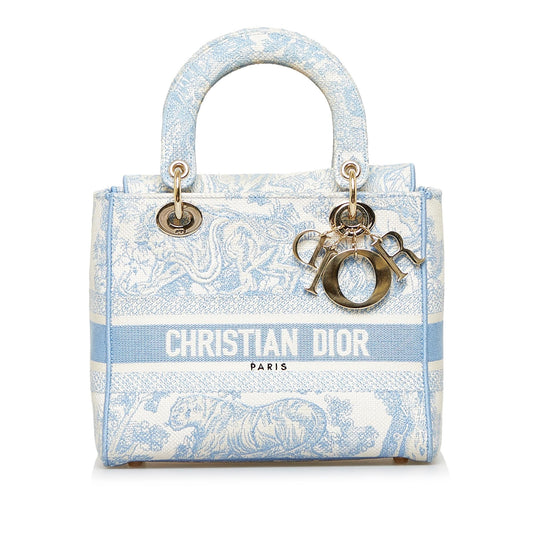 Dior Medium Toile de Jouy Lady D-Lite (SHG-P6Ypq6)