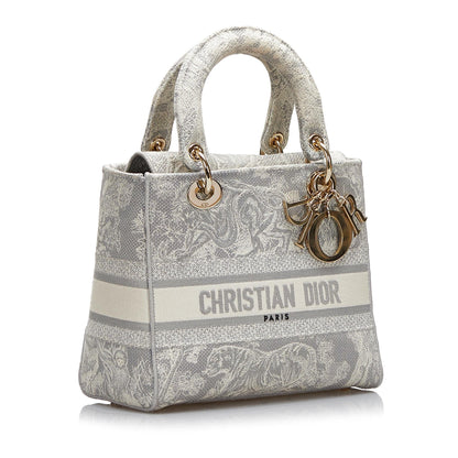 Dior Medium Toile de Jouy Lady D-Lite (SHG-QLSZrh)
