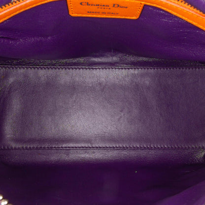 Dior Medium Tricolor Lambskin Cannage Lady Dior