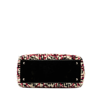 Dior Medium Tweed Cannage Lady Dior (SHG-5klf6u)