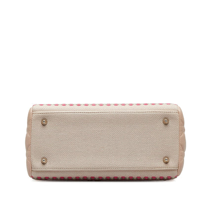 Dior Medium Tweed Lady Dior Satchel (SHG-ZQ8bZF)