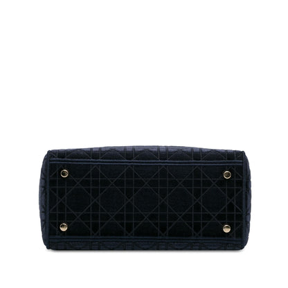 Dior Medium Velvet Cannage Lady D-Lite (SHG-Cz22FV)
