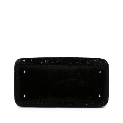 Dior Medium Velvet and Canvas Lady Dior