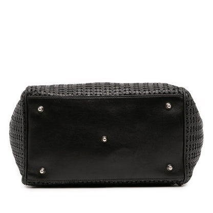 Dior Medium Woven Leather Soft Lady Dior