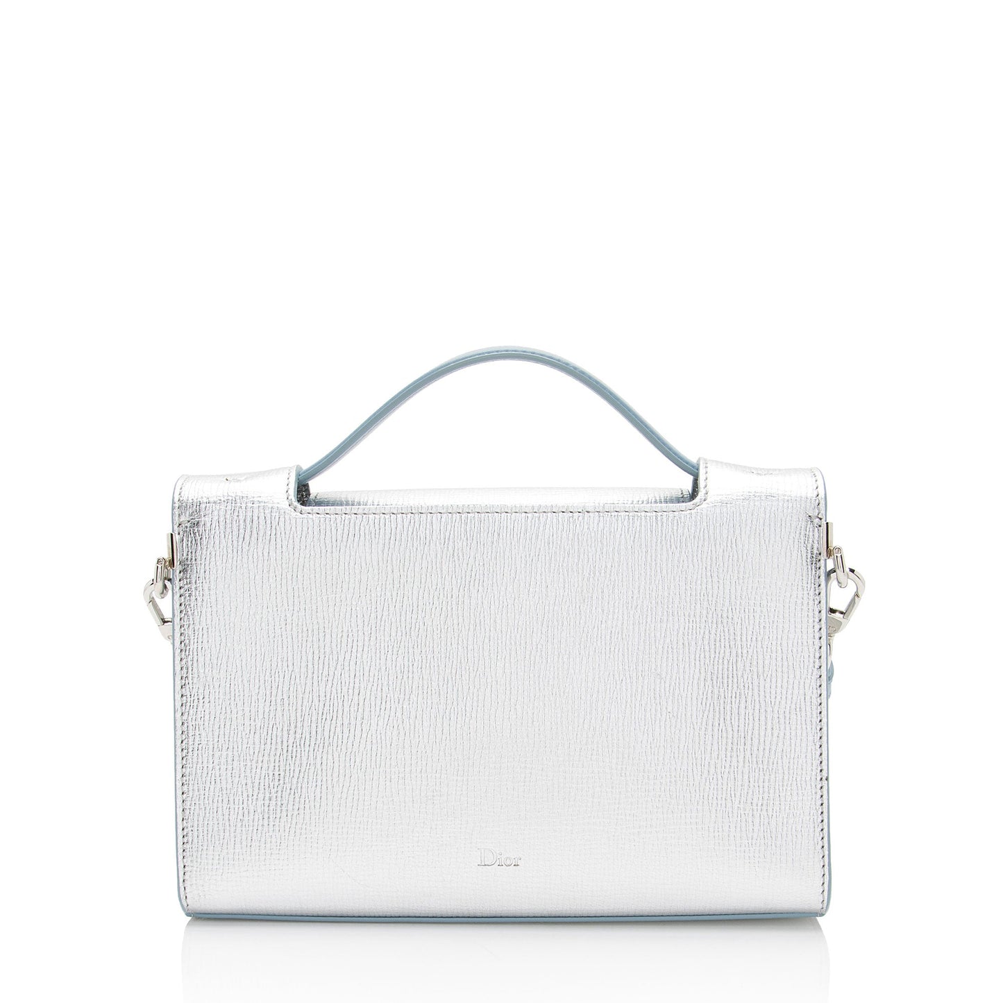 Dior Metallic Calfskin Diorever Top Handle