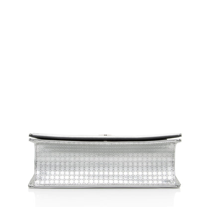 Dior Metallic Calfskin Micro Cannage Diorama Medium Shoulder Bag