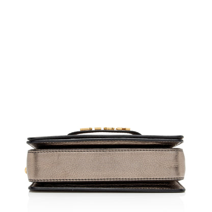 Dior Metallic Grained Calfskin Dio(R)evolution Flap Bag