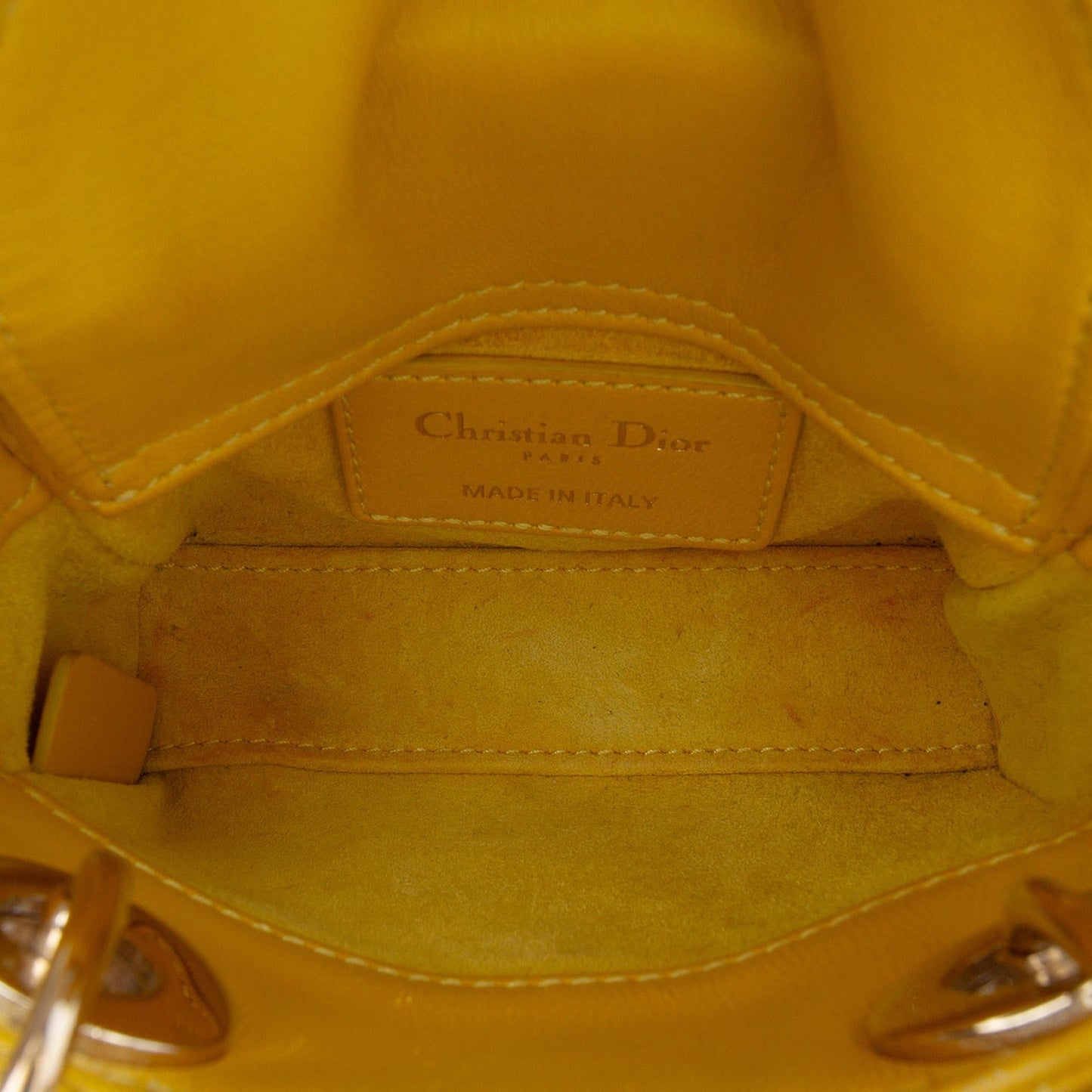 Dior Micro Lambskin Cannage Lady Dior