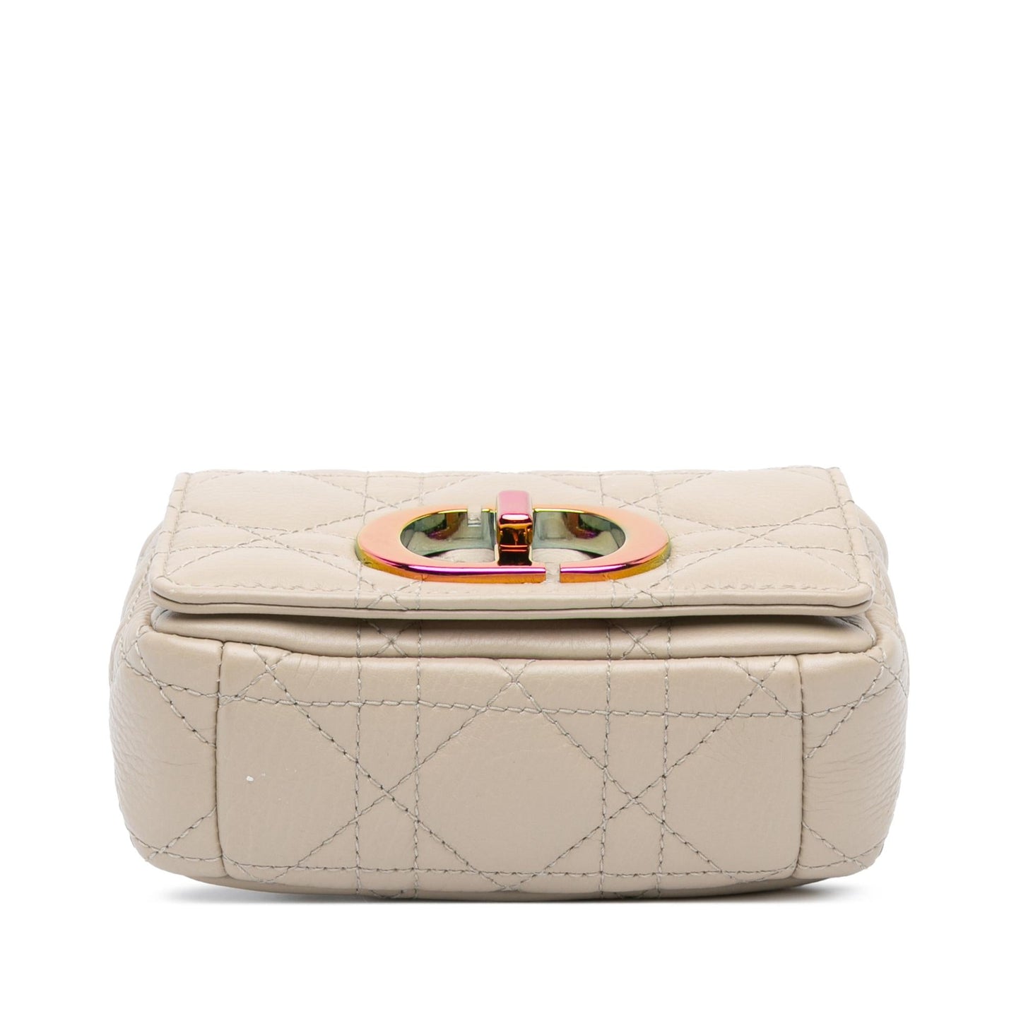 Dior Micro Supple Calfskin Cannage Caro Bag