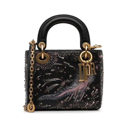 Dior Mini Calfskin I Feel Blue Lady Dior (SHG-MDAjUh)