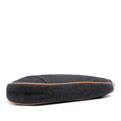 Dior Mini Denim Saddle Pochette