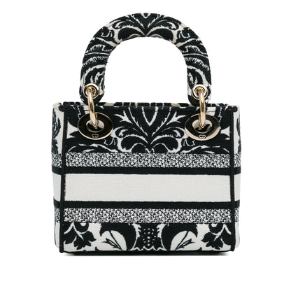 Dior Mini Embroidered Canvas Lady D-Lite (SHG-rfOZmE)