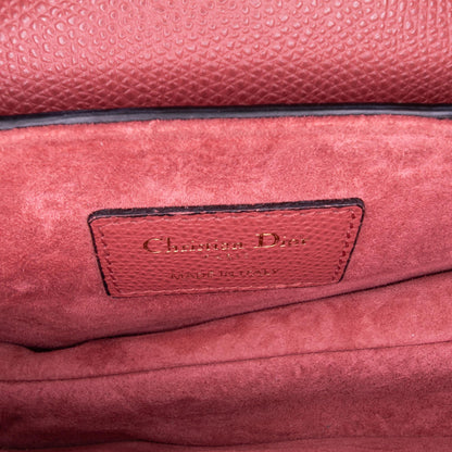 Dior Mini Grained Calfskin Saddle Bag