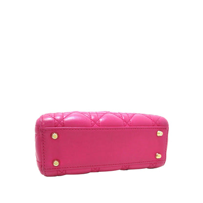 Dior Mini Lambskin Cannage Lady Dior (SHG-yft1UI)