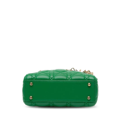 Dior Mini Lambskin Cannage Lady Dior (SHG-Lllqu0)