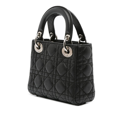 Dior Mini Lambskin Cannage Lady Dior