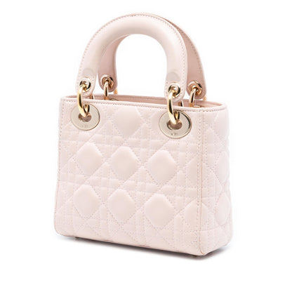 Dior Mini Lambskin Cannage Lady Dior