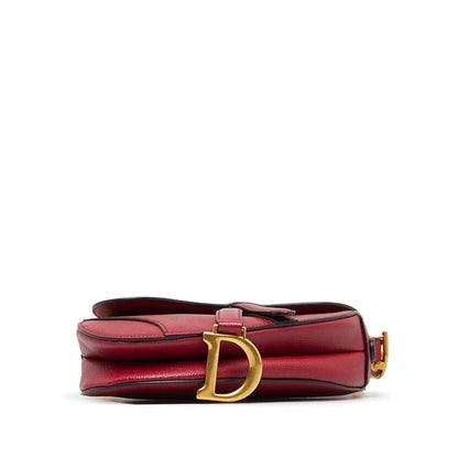 Dior Mini Leather Saddle Bag (SHG-n1dLDu)